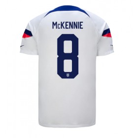 Camiseta de fútbol Estados Unidos Weston McKennie 8 1ª equipación Copa Mundo 2022